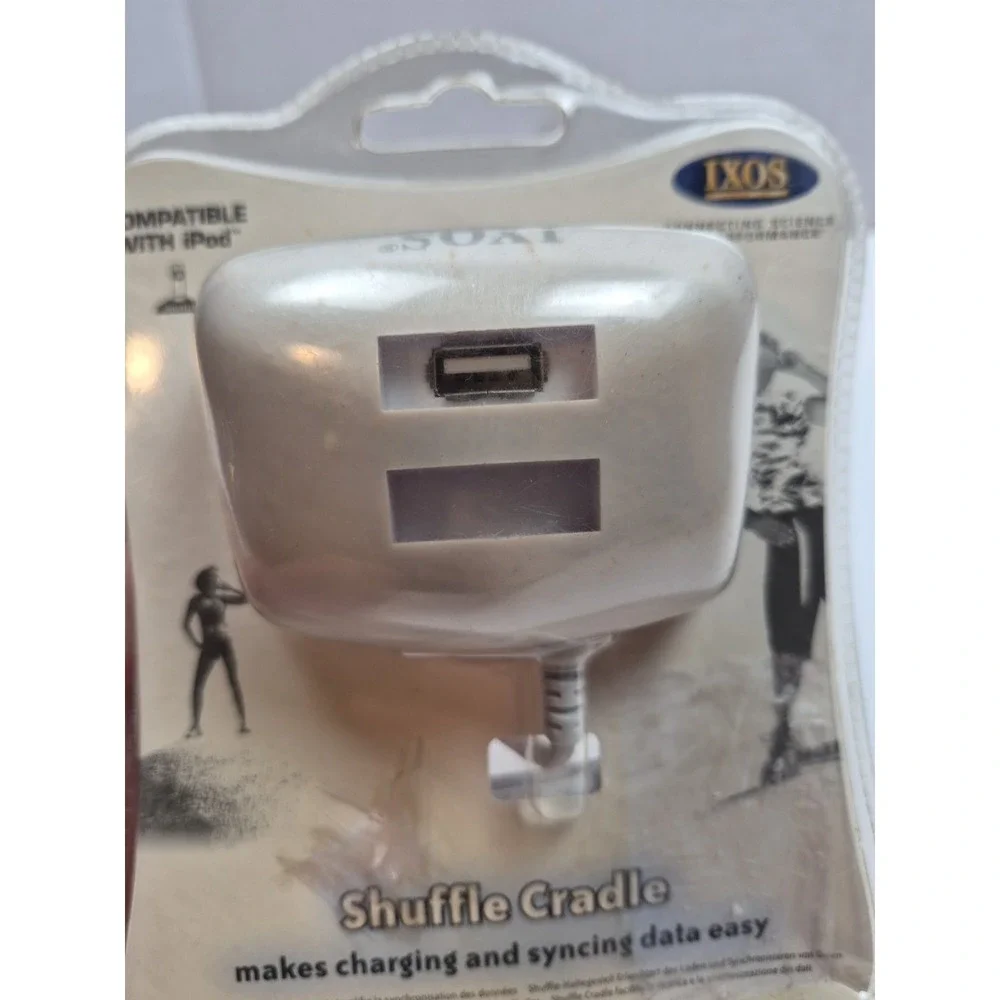 IXOS Shuffle Cradle Charging And Syncing‎ Usb Cable Included Ipod Compatible